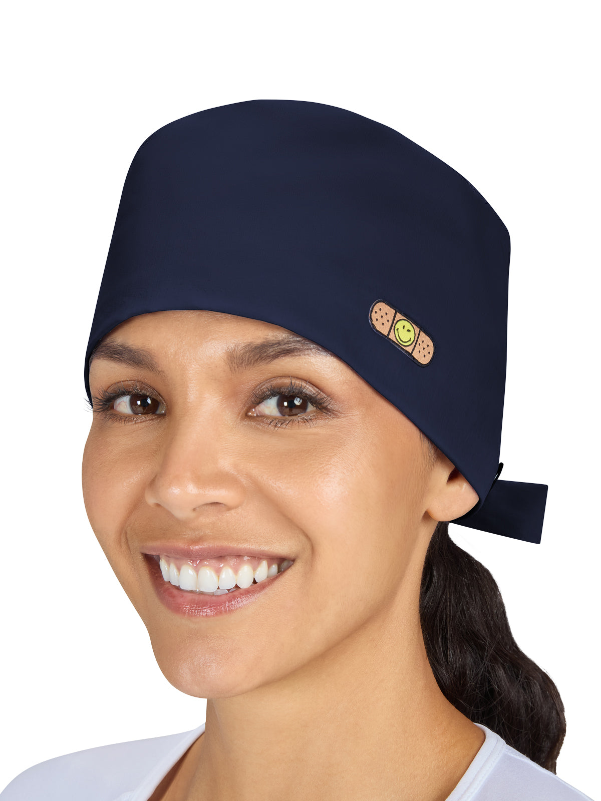 Women's Smiling All Around Skull Cap - SA174 - Navy