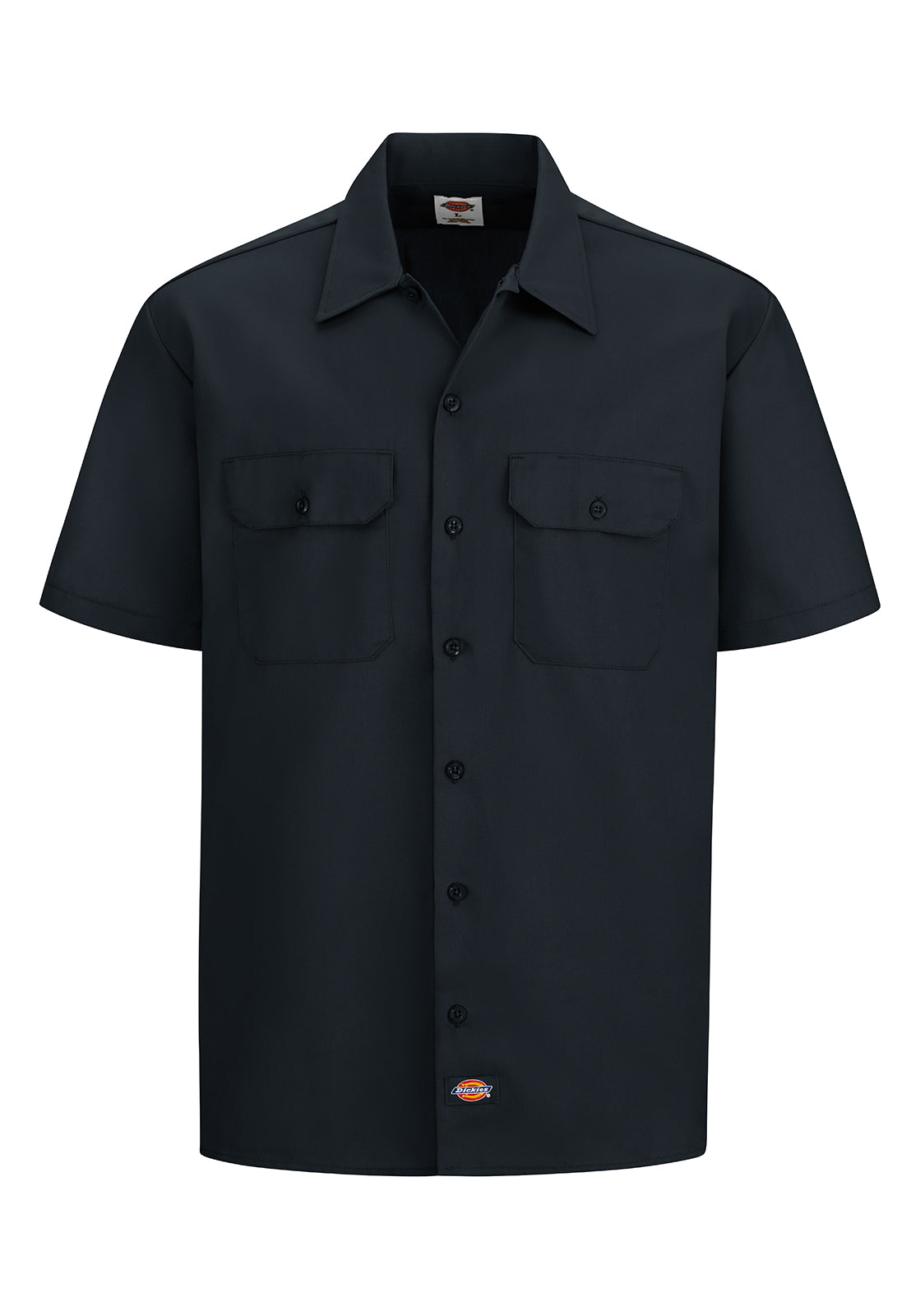 Men's Short-Sleeve Traditional Work Shirt - 2574 - Black