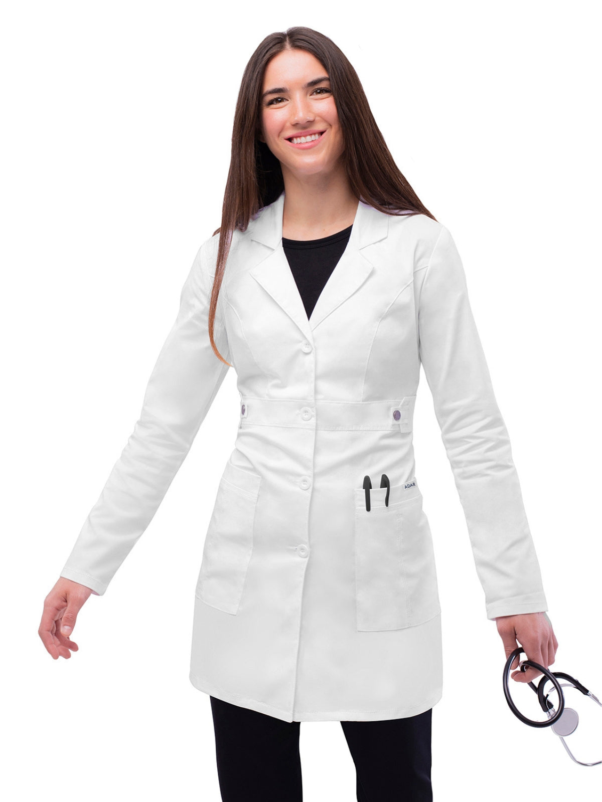 Women's Two-Pocket Tab-Waist 36" Lab Coat