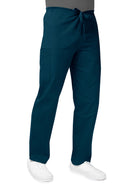 Unisex Natural-Rise Drawstring Tapered Leg Pant - 504 - Caribbean Blue