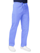 Unisex Natural-Rise Drawstring Tapered Leg Pant - 504 - Ceil Blue