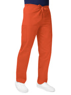 Unisex Natural-Rise Drawstring Tapered Leg Pant - 504 - Mandarin Orange