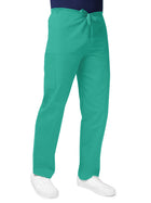 Unisex Natural-Rise Drawstring Tapered Leg Pant - 504 - Surgical Green