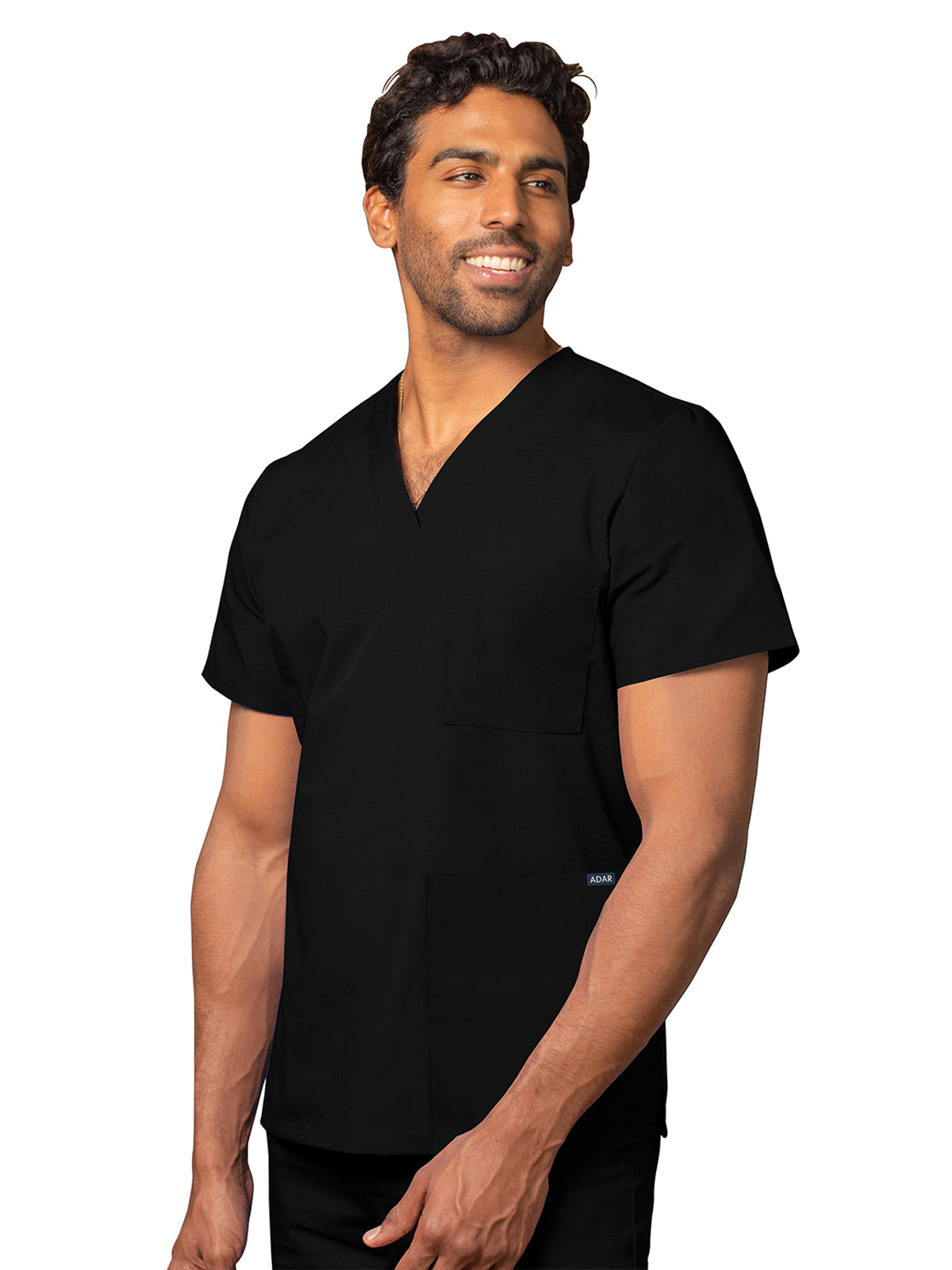 Unisex 3-Pocket V-Neck Top