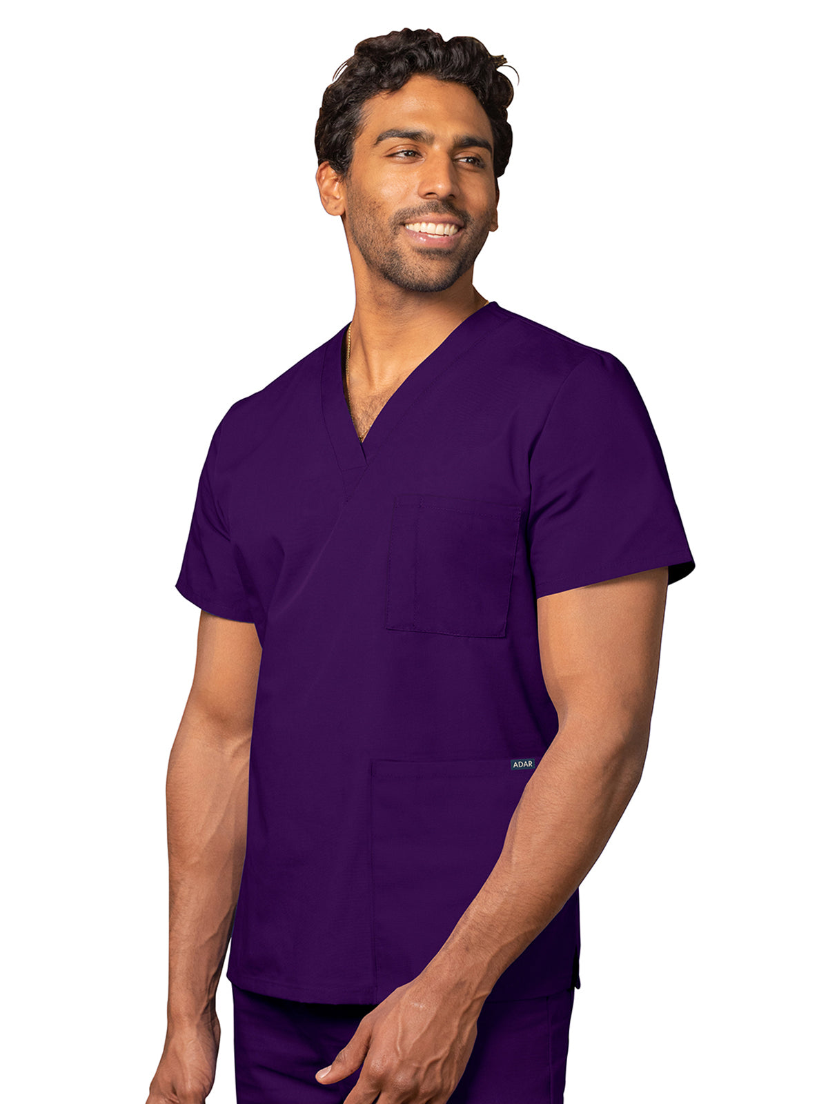 Unisex 3-Pocket V-Neck Top