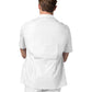 Men's Zippered Short Sleeve Scrub Jacket