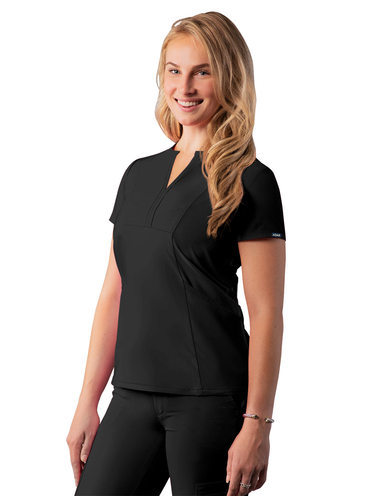 Women's Notched V-Neck Top