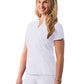 Women's Notched V-Neck Top