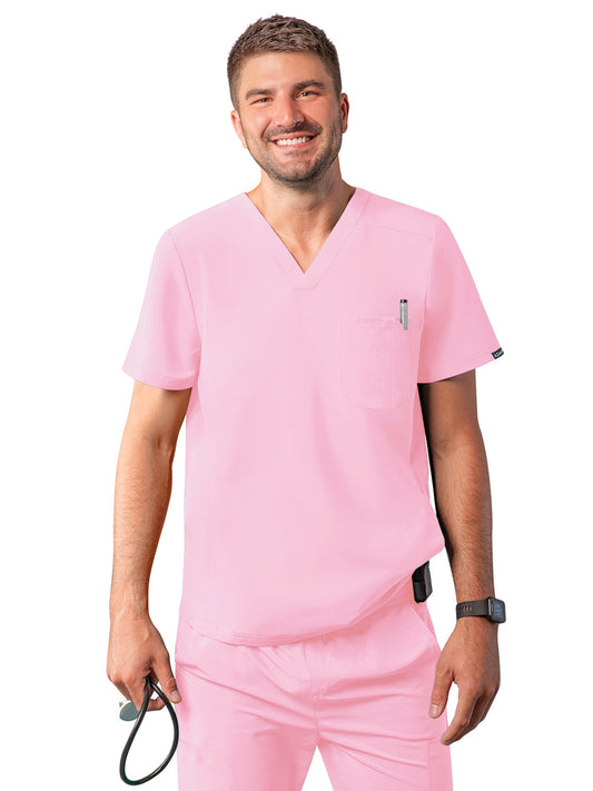 Men's V-Neck Scrub Top