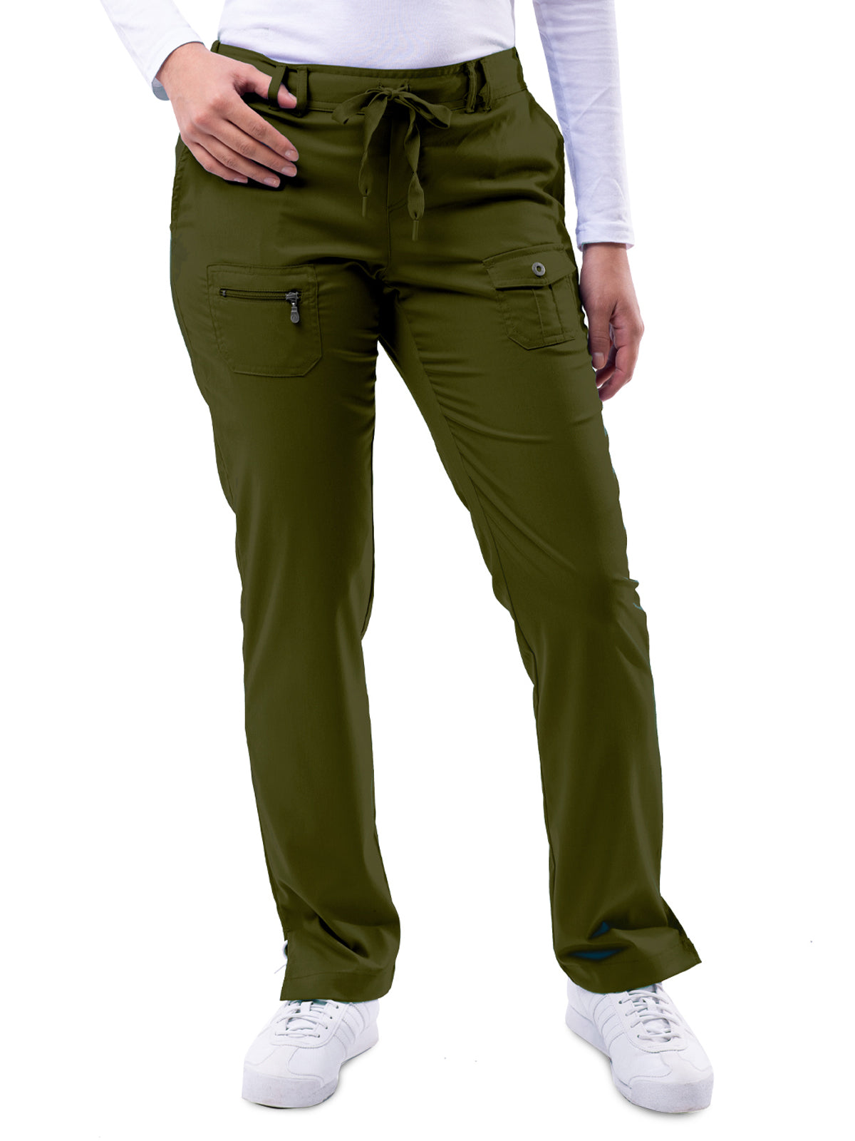 Women's Slim Fit Pant - P4100 - Olive