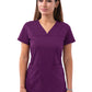 Women's V-Neck Sweetheart Top - P4210 - Eggplant
