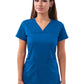 Women's V-Neck Sweetheart Top - P4210 - Royal Blue