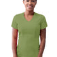 Women's V-Neck Top - P7002 - Spring Leaf