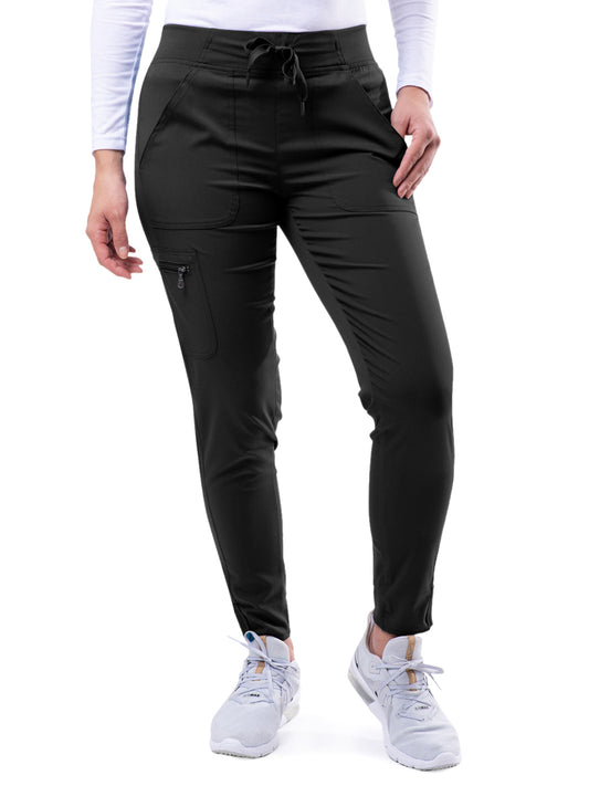 Women's Yoga Jogger Pant - P7104 - Black