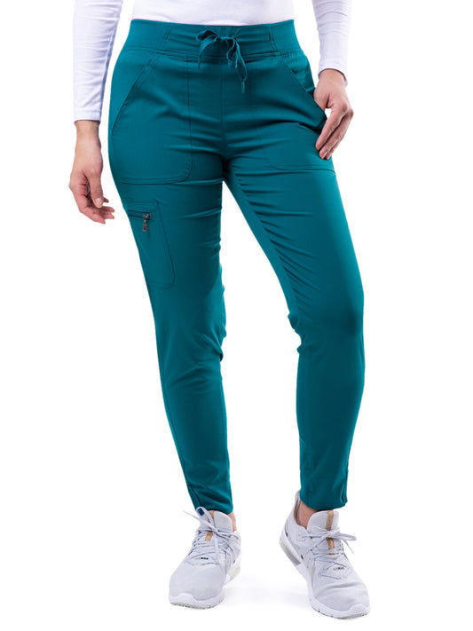 Women's Yoga Jogger Pant - P7104 - Caribbean Blue