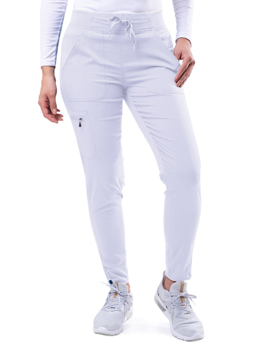 Women's Yoga Jogger Pant - P7104 - White