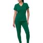 Women's Modern Athletic Jogger Scrub Set - P9500 - Hunter Green