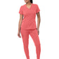 Women's Modern Athletic Jogger Scrub Set