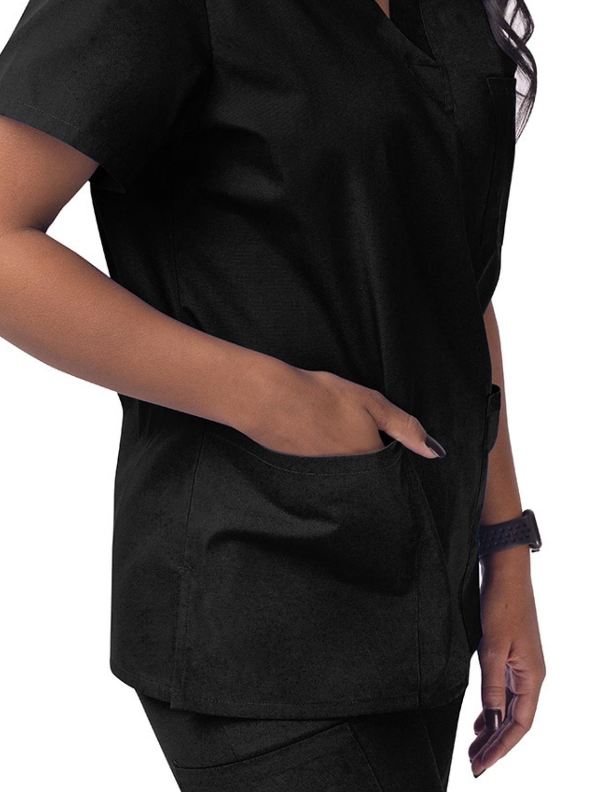 Unisex V-Neck 3 Pocket Top