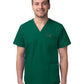 Unisex V-Neck 3 Pocket Top - S8304 - Hunter Green