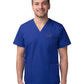 Unisex V-Neck 3 Pocket Top - S8304 - Royal Blue