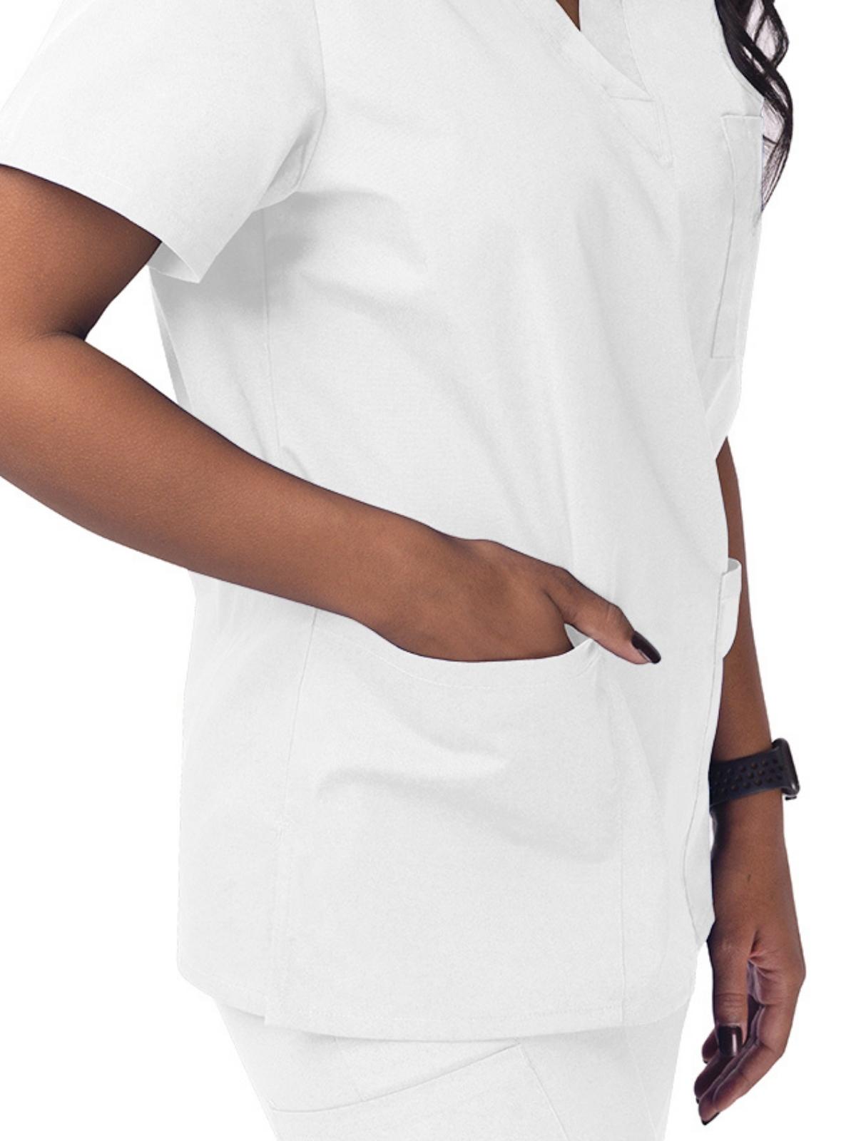 Unisex V-Neck 3 Pocket Top