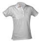 Ladies Pique Knit Short Sleeve Polo Shirt - 9735 - Ash Grey