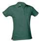 Ladies Pique Knit Short Sleeve Polo Shirt - 9735 - Dark Green