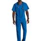 Men's V-Neck Zip Pockets Amplify Scrub Top