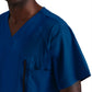 Men's V-Neck Zip Pockets Amplify Scrub Top