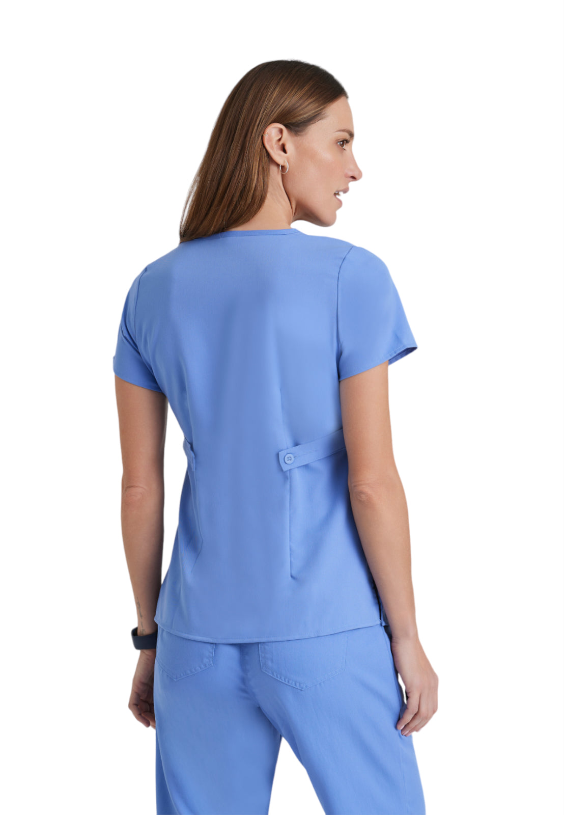 Women's Mock Wrap Riley Scrub Top