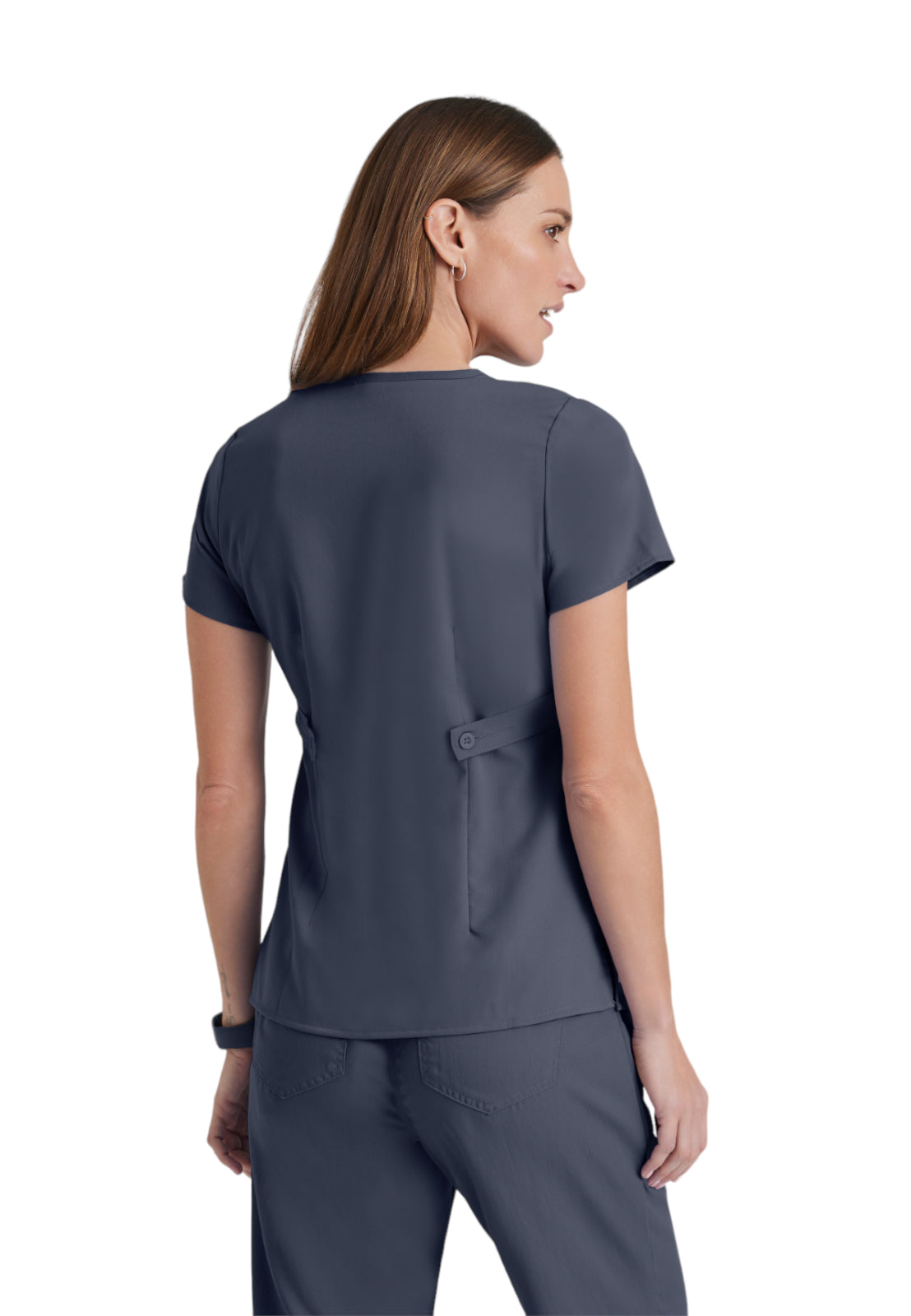 Women's Mock Wrap Riley Scrub Top