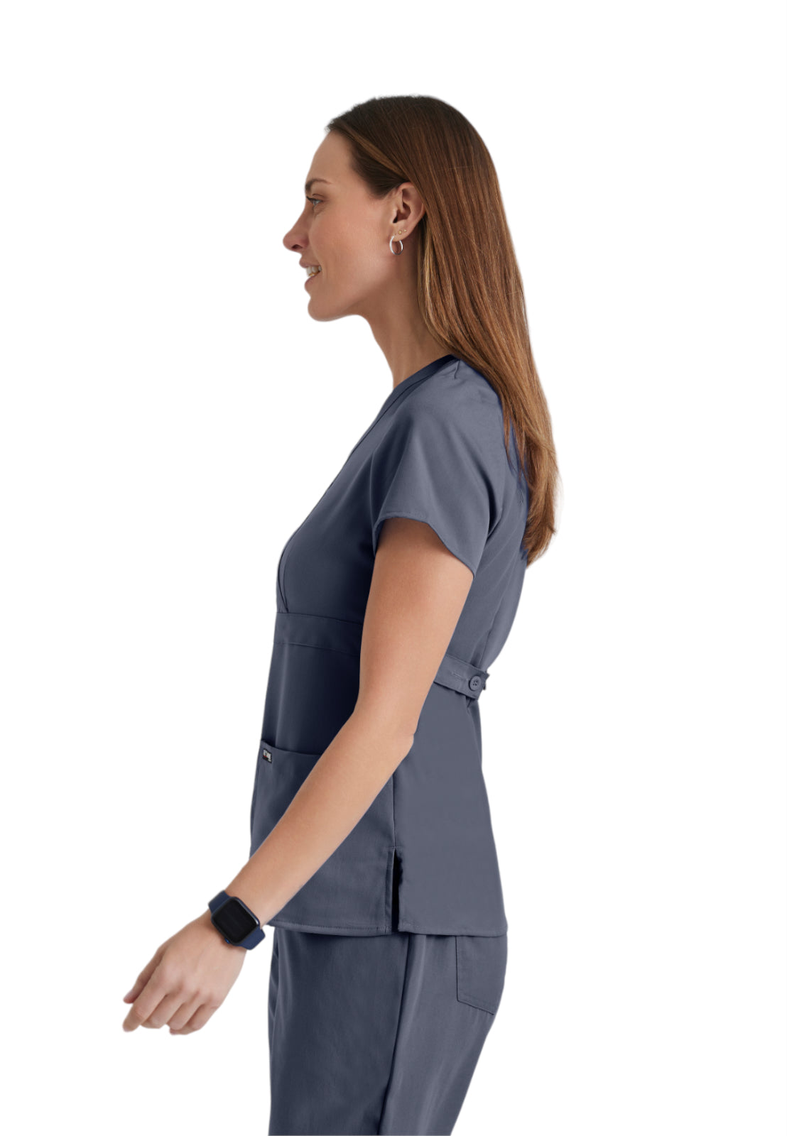 Women's Mock Wrap Riley Scrub Top