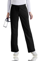 Women's Five-Pocket Flared Leg Riley Scrub Pant - 4232 - Black