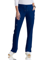 Women's Six-Pocket Straight Leg Mia Scrub Pant - 4277 - Indigo (Navy)