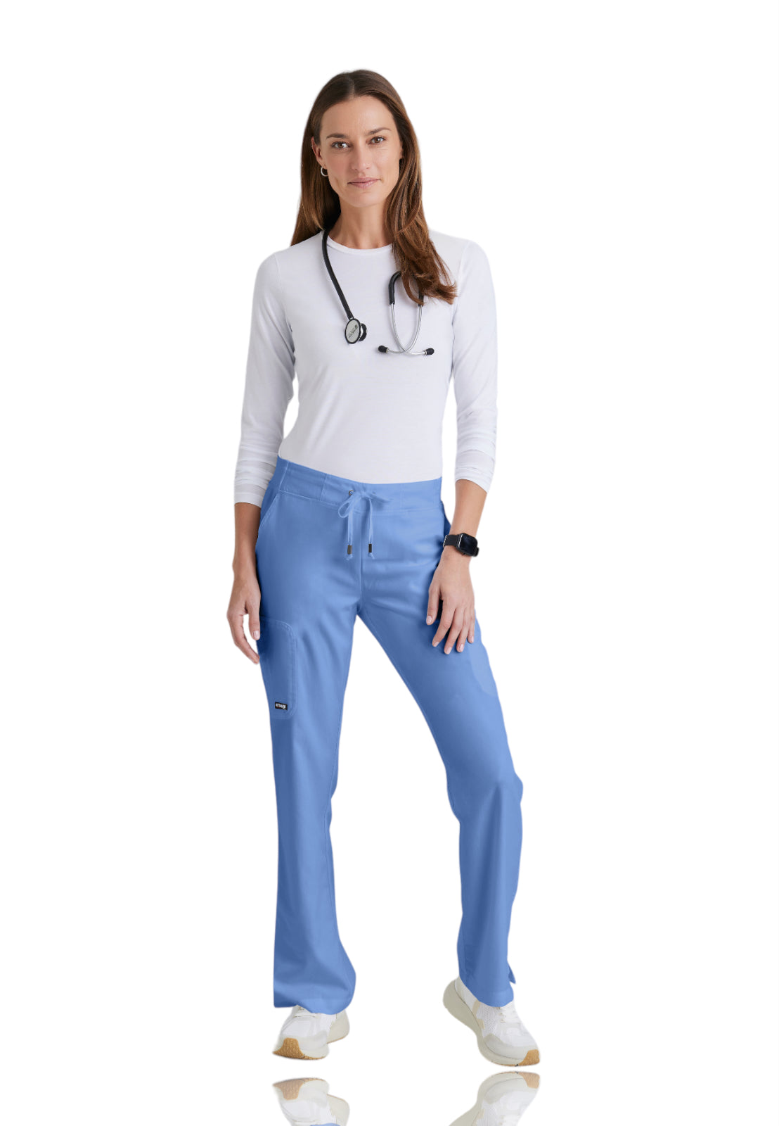 Women's Double Cargo Back Pockets Mia Scrub Pant