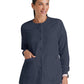 Women's Four-Pocket Zip-Up Jamie Warm Up Scrub Jacket - 4450 - Steel