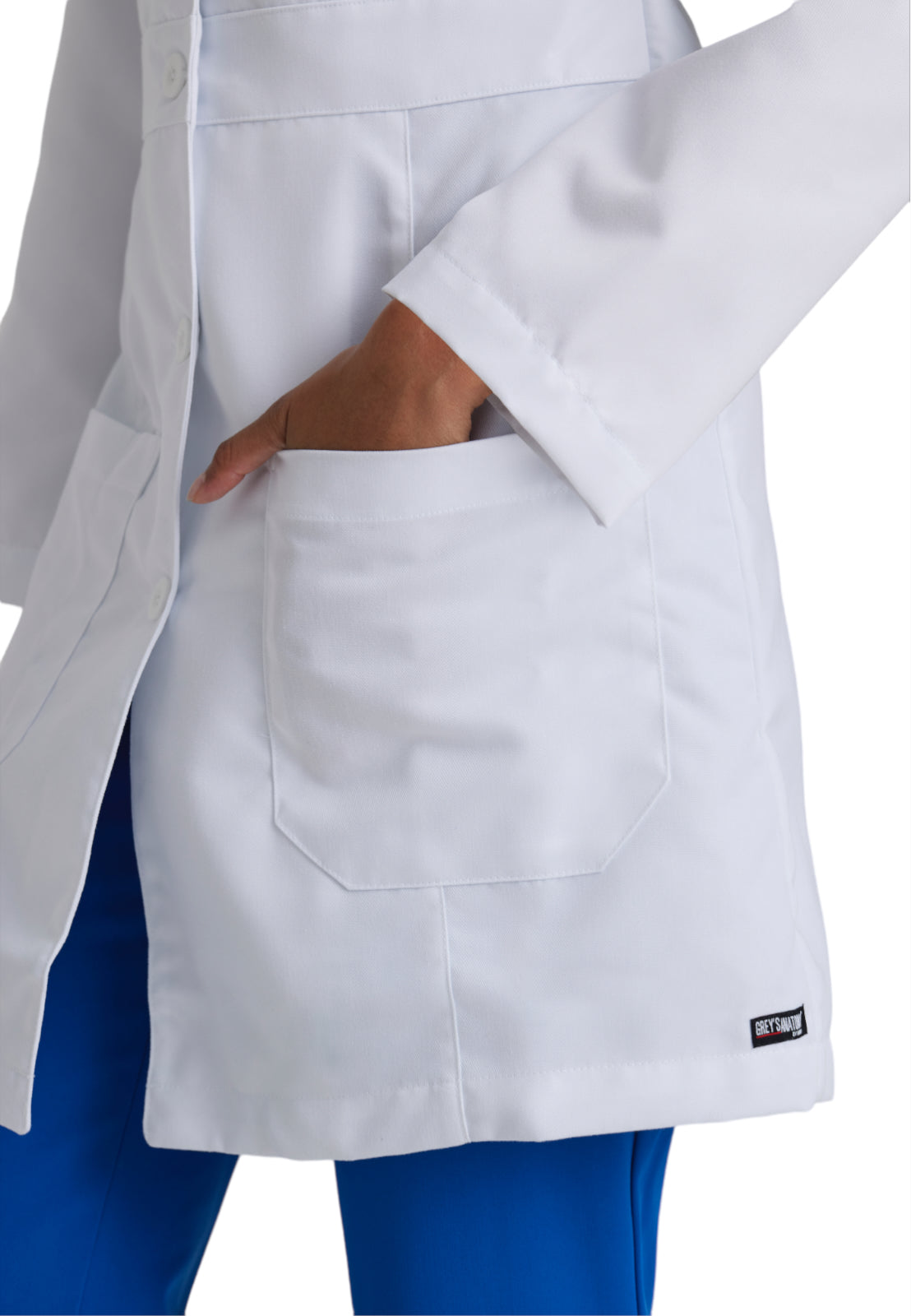 Women's Three-Pocket Princess Seam 34" Lily Lab Coat