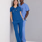 Women's V-Neck Racer Scrub Top