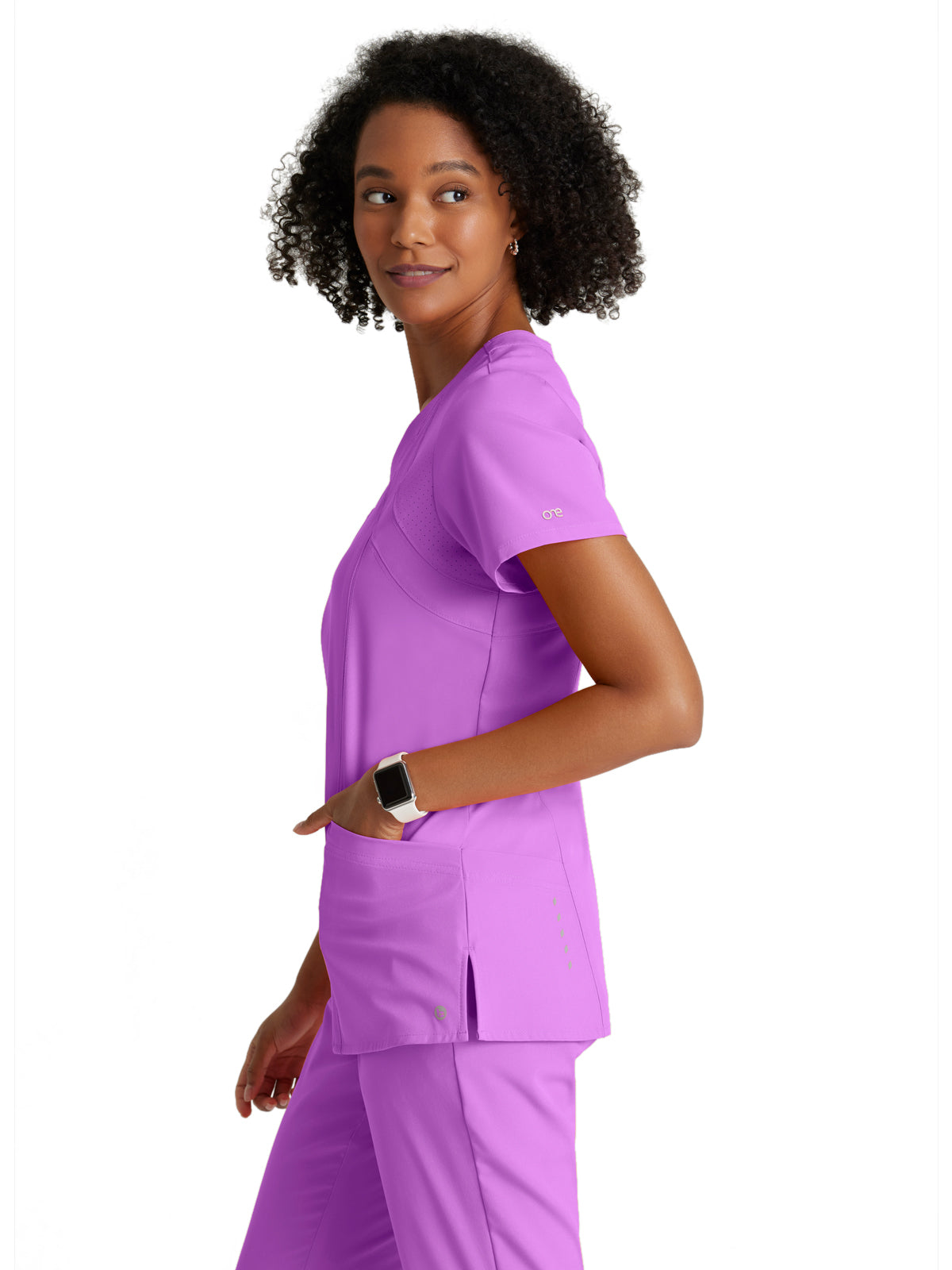 Women's V-Neck Racer Scrub Top