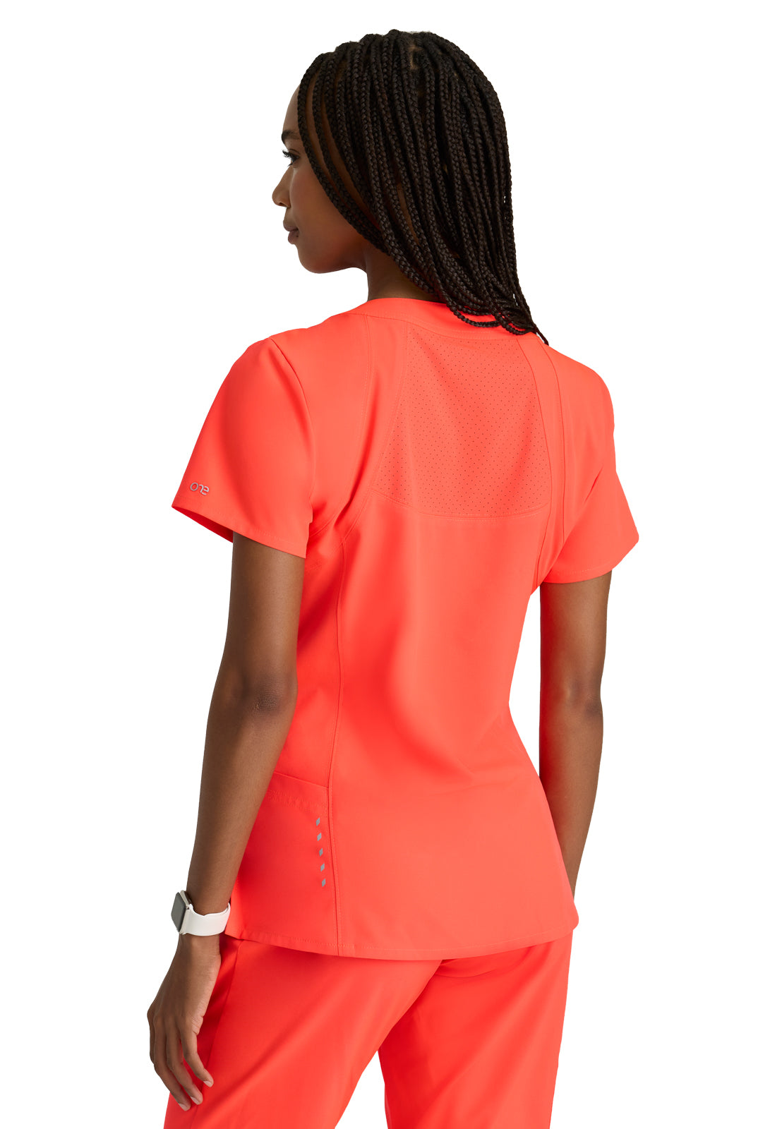 Women's V-Neck Racer Scrub Top