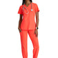 Women's V-Neck Racer Scrub Top