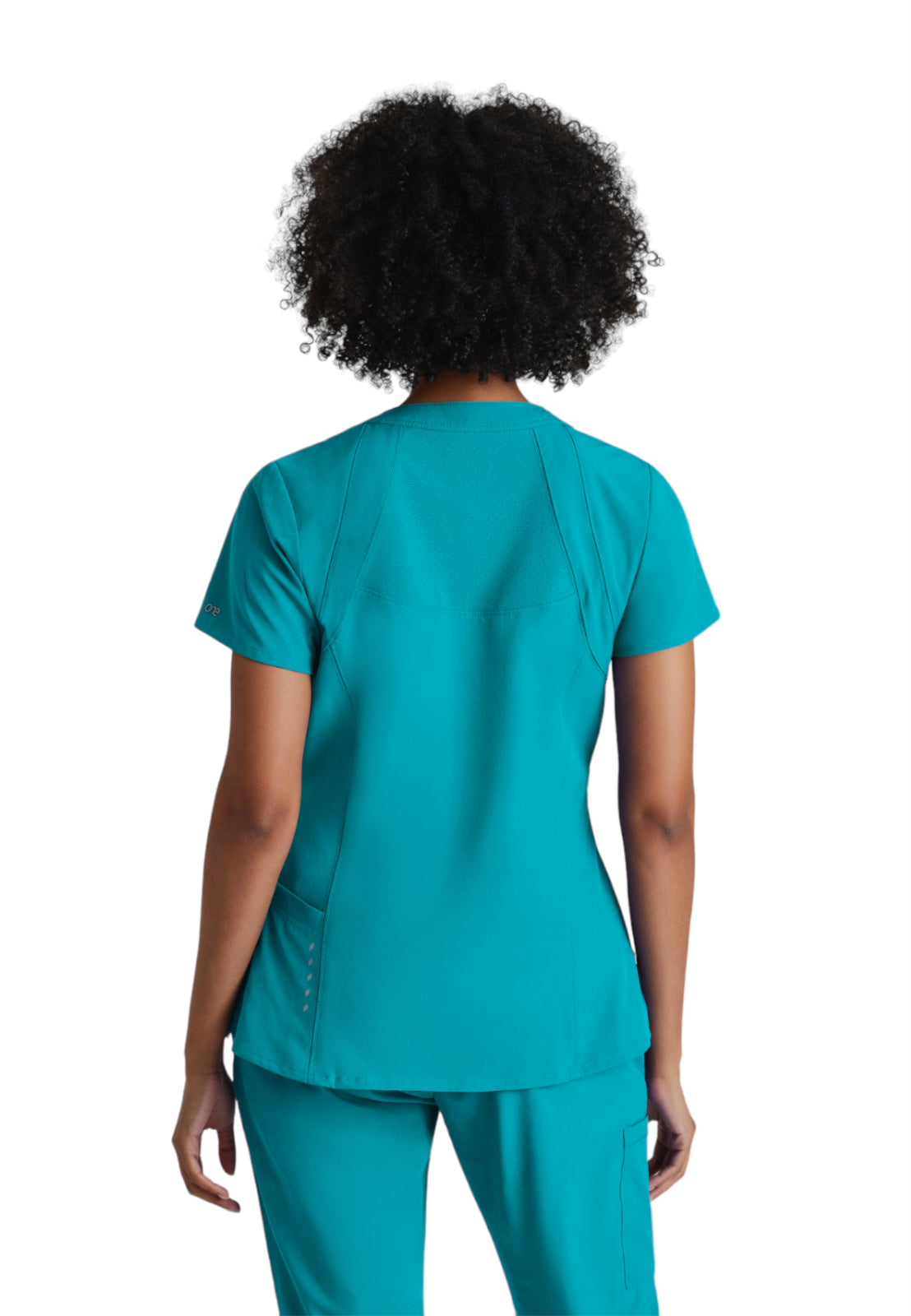 Women's V-Neck Racer Scrub Top