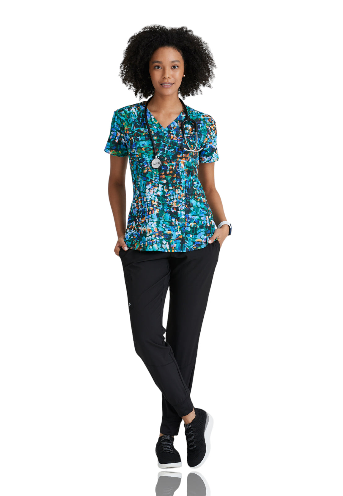 Women's V-Neck Thrive Scrub Top