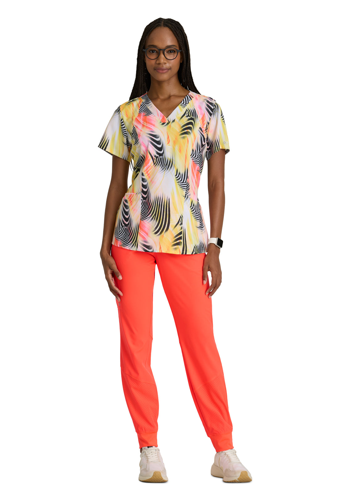 Women's V-Neck Thrive Scrub Top