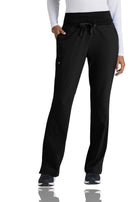 Women's Five-Pocket Fit & Flare Stride Scrub Pant - 5206 - Black