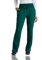Women's Five-Pocket Fit & Flare Stride Scrub Pant - 5206 - Hunter Green