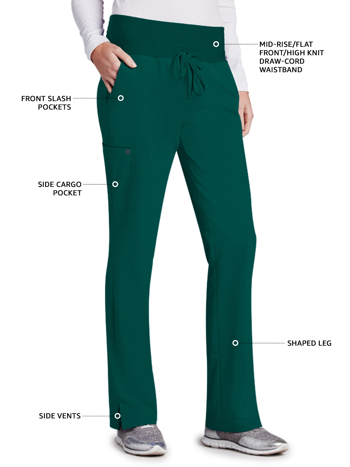 Women's Cargo Pocket Stride Scrub Pant