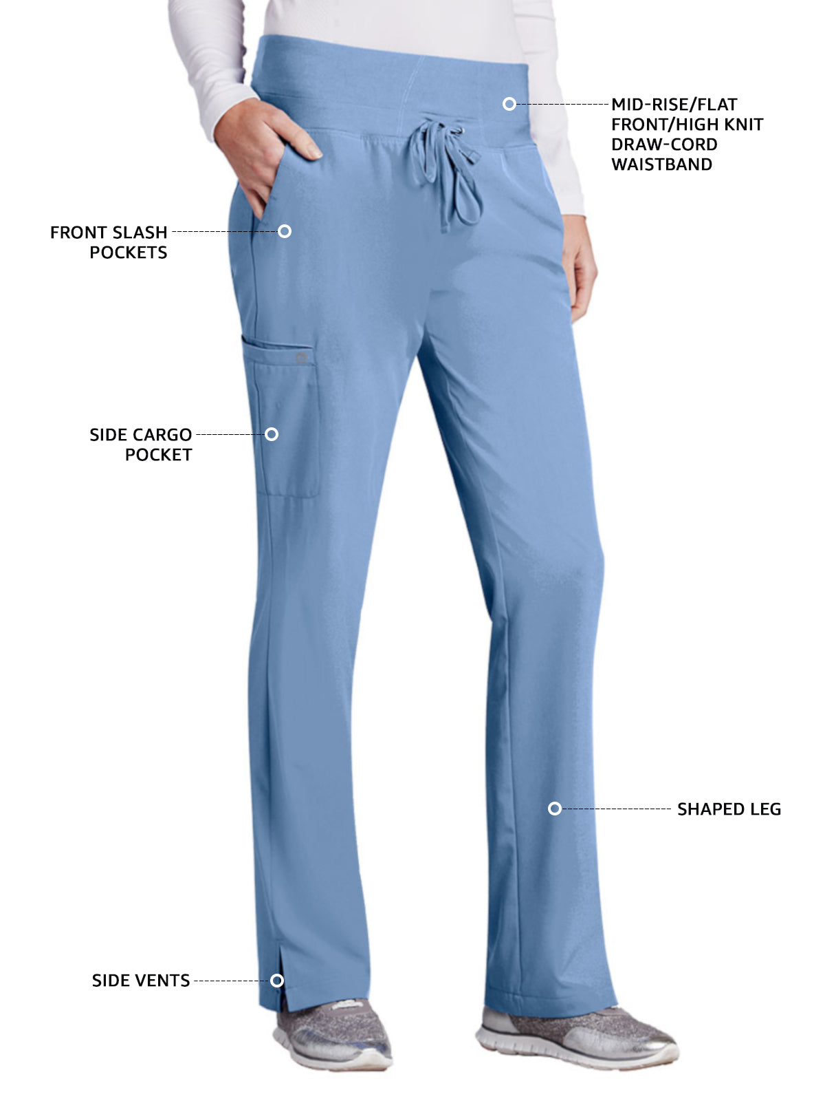 Women's Cargo Pocket Stride Scrub Pant