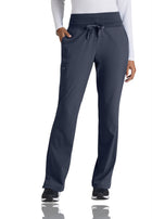 Women's Five-Pocket Fit & Flare Stride Scrub Pant - 5206 - Steel